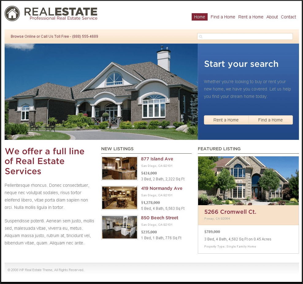 Real-Estate-Website-on-blog-platform
